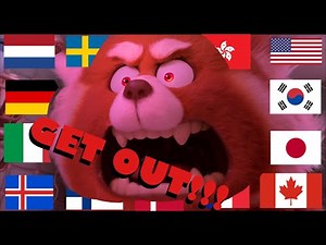 "JUST GET OUT!!!" Multilanguage // Turning Red