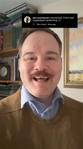 12K views · 240 reactions | It makes me a bit cross when people critique handwriting. I’m not a computer and I do not want my writing to look like it’s been made by one. In a world of AI and digital abundance, wonky is human, it’s real! Enjoy learning calligraphy. Make it fun, and make it unique - just like you! | The Artery Art Shop and Classes | Facebook