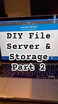 DIY File Server on a Budget Laptop | Navigating the Static Site & File Access (Part 2 of 3)