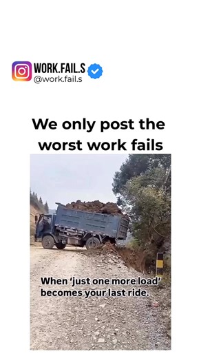 Work Fails on Instagram: "The cement truck pulled up like it was ready to pour—then did a full vertical stunt. One second it’s construction, next second it’s “bro thinks he’s auditioning for Fast & Furious: Concrete Drift.” Somewhere off-frame, a foreman’s already whispering “we’re not insured for this.” That wasn’t a pour—it was a physics experiment with bonus panic. #workfail #workfails #viral"