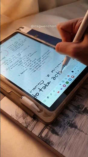 Samsung Tab A9: digital note-taking with stylus pen☁️ #digitalnotes