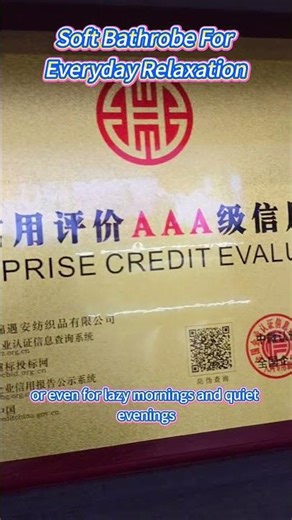 Soft Bathrobe For Everyday Relaxation