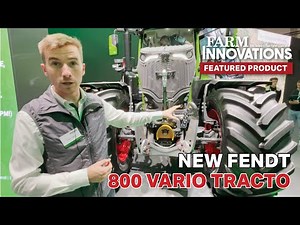 New Fendt 800 Vario Tractor in Spotlight at AGRITECHNICA 2025