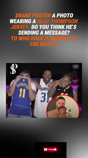 Drake Sends a Message?#Drake #KlayThompson #NBA #MysteryPost #DailyNoud #viral #trending #cbum #fyp
