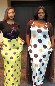 741K views · 1.7K shares | My models are wearing the FoundaSHUN leggings with the new polka dot romper dresses All pieces are on Shunmelson.com | Stylist Shun Melson | Facebook