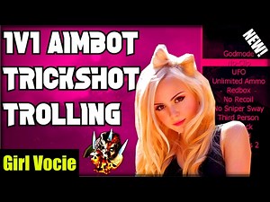 Black Ops 2 1V1 AIMBOT TRICKSHOT TROLLING! UNFAIR AIMBOT! (GIRL VOICE TROLL)