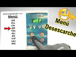 ✅ Menú DESESCARCHE - Mando Rivacold Blocksystem