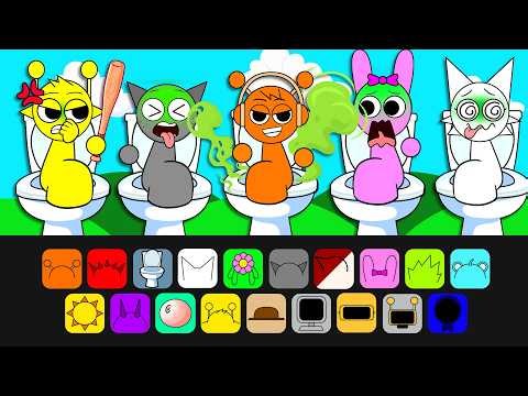 🌟Paper DIY🌟 Incredibox Sprunki FUNNY TOILET CHALLENGE! 😱 Who Pooped Story Squishy Surgery ✨