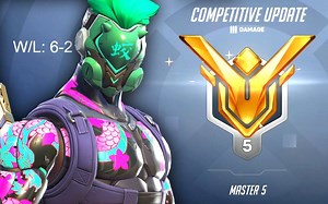 Necros最后一场定级赛，疾风怒斩！世界顶尖源氏但是大师5。