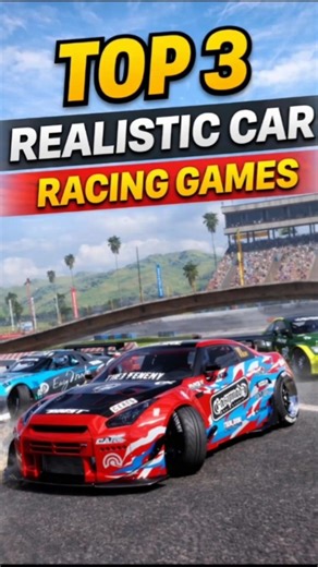 Top 3 Realistic Car Racing Games For mobile #mobile #shorts #gaming