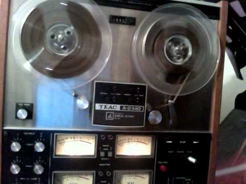 My TEAC A-2340 4-Track Reel-To-Reel tape recorder