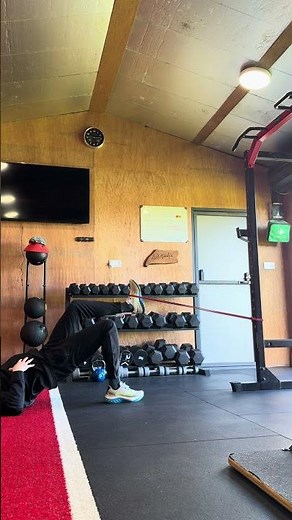 Supine Banded Hip Flexion - Hips Elevated