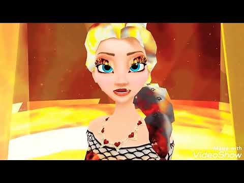 MMD let it go burned effect fire version
