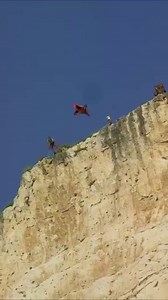 Flying fast with a wingsuit