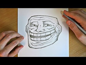 How to Draw Troll Face | Easy Drawing Tutorial | Step by Step