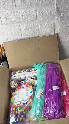 Let’s unbox craft supplies #shorts #stationery #diy #craft #art #unboxing