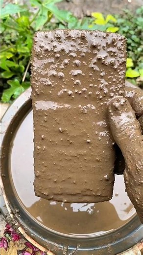 calculator machine gets into the mud 🧄🥭🥐 #satisfying #shorts #asmr