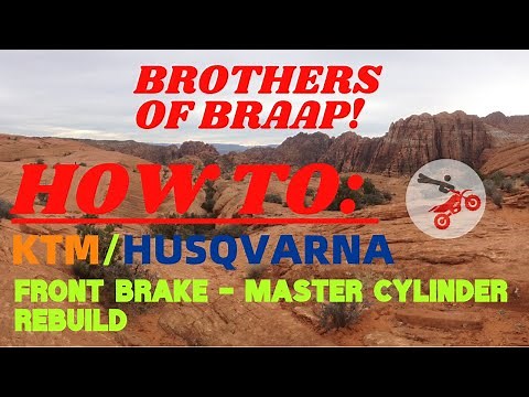 How To: KTM/Husqvarna Front Brake Master Cylinder Rebuild