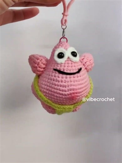 Kawaii Crochet Pig Keychain 🐷💗 | Cute Amigurumi Charm (Instant PDF Pattern)