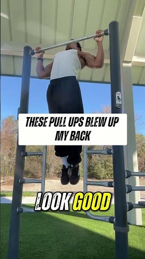 The chest pull technique for bigger lats #pullups #backworkout #calisthenics