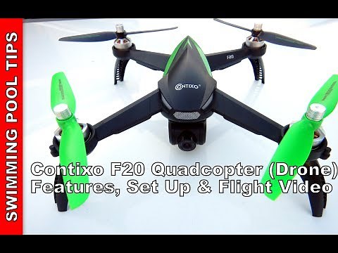 Contixo F20 RC Quadcopter (Drone) 1080P HD Camera, Auto Hover, GPS, Follow Me Mode & More!
