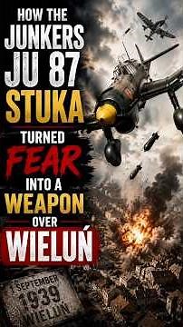 How did the Junkers Ju 87 Stuka turn fear into a weapon over Wieluń? #history