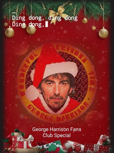 Merry Christmas 🎄☃️🧑‍🎄 | George Harrison fans club special
