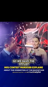 To be fair and balanced, we give you the interview clip of what transpired during the backstage commotion at @missinternationalqueen according to the Contest Manager Esmon Kanwara “The sister is not satisfied with the decision. So she did not show up in the swimsuit round. She hid the swimsuit that the team had prepared and asked the stylist to find her to wear it again. I told her that you have to change for the show. She didn’t wear it. So I told the team that you are not going out. Then she t