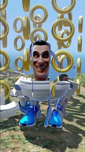 SKIBIDI TOILET TRALALA Meets HULK in BATMAN Suit! Sonic Rings GTA 5 Mods #skibiditoilet #tralala