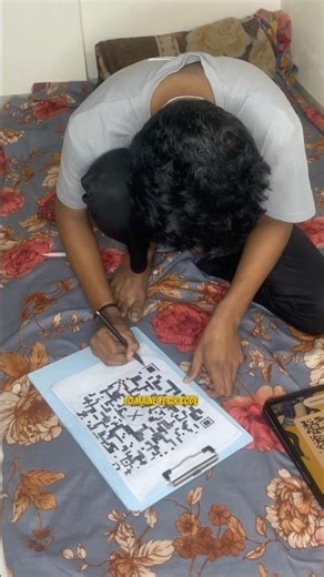 I Made a QR Code Using Only a Pen😱 #trending #shorts #viral #challenge