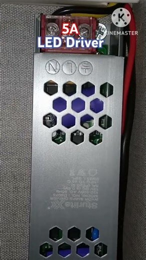 12 Volt 5A, LED driver connection.#led #driver #12volts #profile
