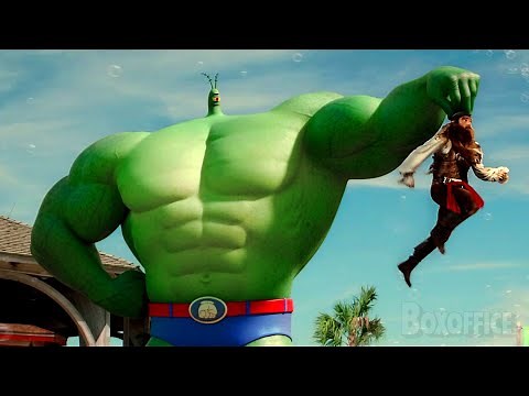 Plankton goes Hulk Mode to kick Banderas face | The SpongeBob Movie: Sponge Out of Water | CLIP