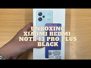 Xiaomi Redmi Note 13 Pro Plus 5g Black unboxing 📦 and Camera Test!