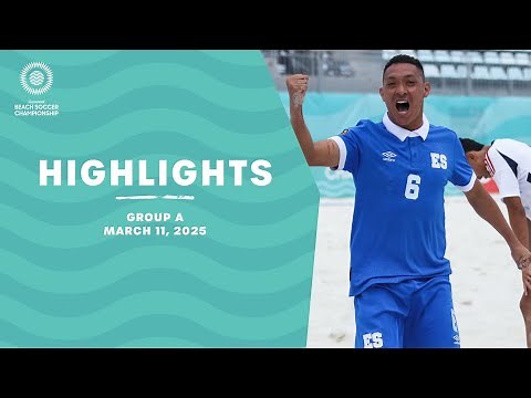 2025 Concacaf Beach Soccer Championship | Group A Highlights | March 11