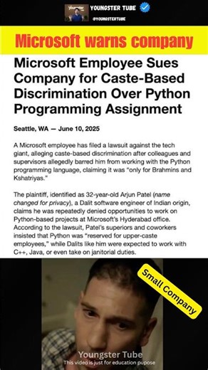 😱🔥Microsoft Faces Serious Discrimination Allegations Over Coding Work | Explained