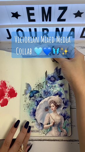 ASMR Creative Journals 📔✨ Victorian Mixed Media Collab with My Talented Sisters