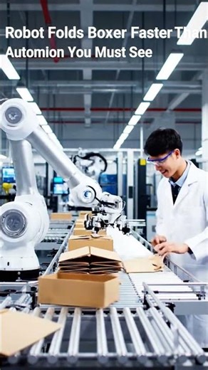 Robot Folds Boxes Faster Than Humans 🤖 | Automation You Must See