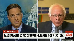 64K views · 1.1K reactions | "I'm not a great fan of superdelegates, but their job is to take an objective look at reality," Bernie Sanders says on CNN State of the Union. | CNN Politics | Facebook