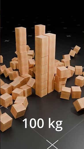 “1KG vs 1000KG BALL vs 1000 CUBES 😱💥 (Physics Test!)”