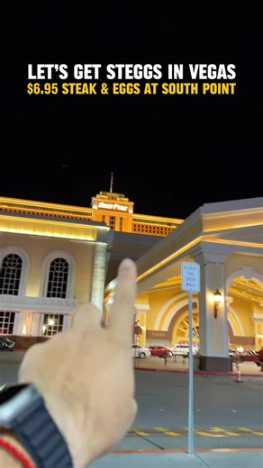 If you’re from Vegas, buggers, shrimp cocktails, prime rib, and STEGGS are all staples to the local experience. I used to go for steak and eggs after going out drinking in another lifetime 😂 I live in the area but don’t go to South Point often. When we were driving home from dinner I saw SP and asked my brother to take me later for funzies. Coronado Cafe at South Point is iconic 👌🏽 | Key To My Heart