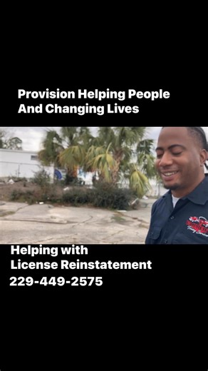 Provision Helping people and changing lives! Need help with license reinstatement?229-449-2575 | ProVision DUI Treatment Center