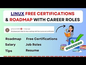 LINUX FREE CERTIFICATION COURSES & LINUX ROADMAP BASICS TO ADVANCE LEVEL Made with Clipchamp