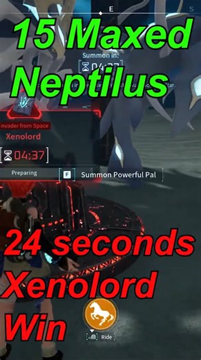 Palworld: Xenolord Raid in 24 Seconds - Aggregate Abuse! #gaming #palworld