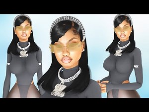 Sims 4 CAS IG Baddie | CC Folder & SIM DOWNLOAD