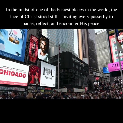 Prince Of Peace Painting of Jesus in Times Square in New York City - Updated 4/8/26