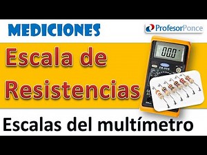 Measurements with a Multimeter. Ohms Scale