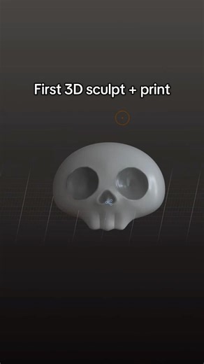 First nomad sculpt + 3D print result