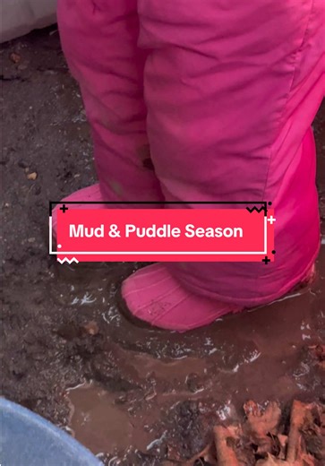 Mud and puddle season is officially here… RIP to clean floors, white socks, and every pair of shoes we own 😅👟 No surface in this house is safe. But honestly… that’s all jokes. We are SO ready for spring and warmer weather 🌷☀️ Even if it means muddy footprints across the kitchen and an extra load of laundry (or three). Because muddy footprints mean time outside. They mean fresh air, giggles, and full-on puddle splashing. I’ll always say yes to messy play. Yes to dirt under the nails. Yes to ex