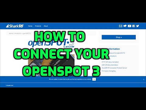 HOW TO CONNECT YOUR OPENSPOT 3
