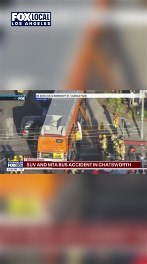 BREAKING: Emergency crews are on scene of a bus crash in Chatsworth. | chatsworth california